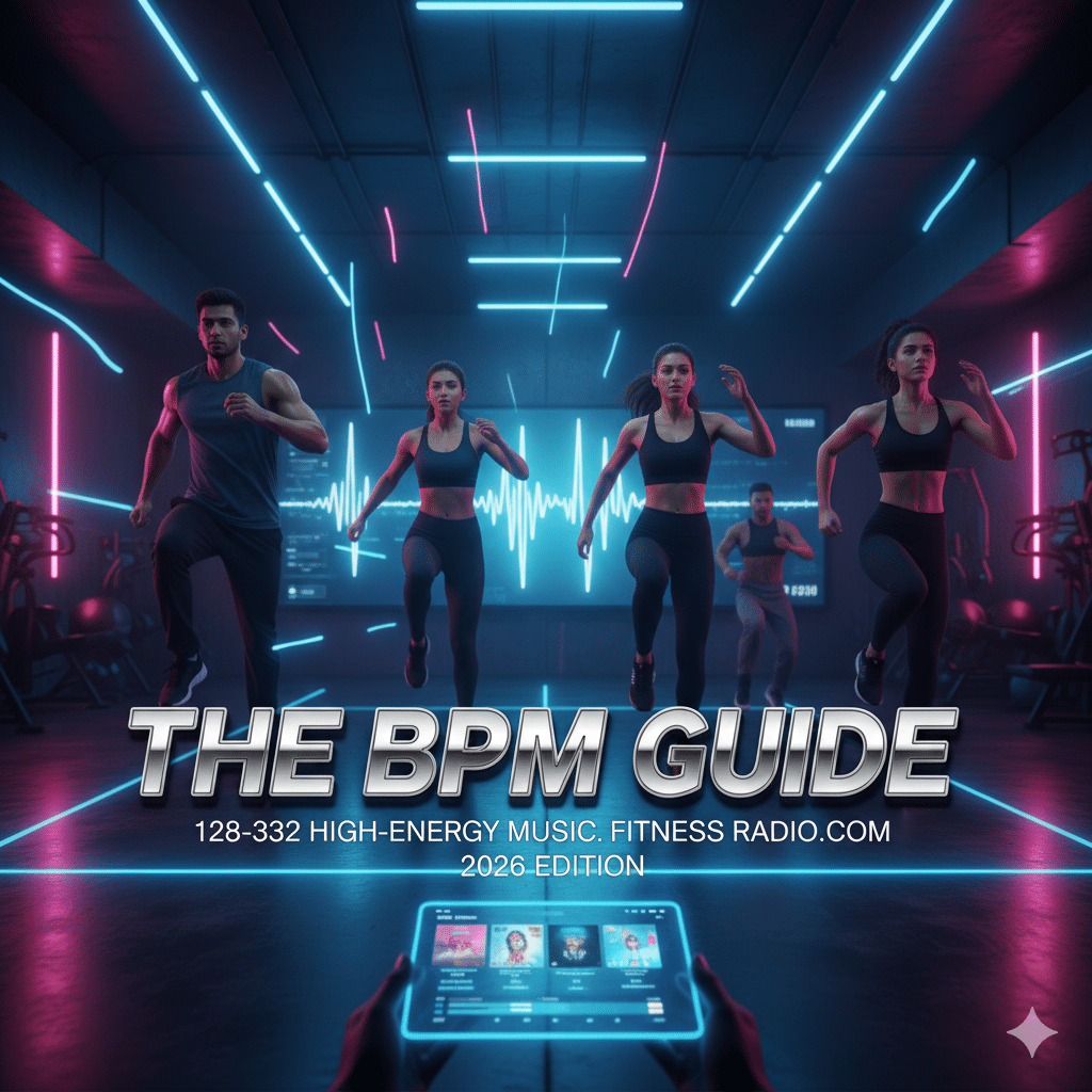 The Ultimate 128-132 BPM Guide to High-Energy Music & Fitness (2026 Edition) For any group fitness professional, the heartbeat of the class isn't just the instructor—it’s the BPM (Beats Per Minute). Whether you’re leading a high-intensity interval training (HIIT) session or a rhythmic cardio blast, the tempo dictates the energy, the safety, and the "flow" of the movement. At FitnessRadio.com, we specialize in the "sweet spot" of professional audio: the 128-132 BPM range. Here is why this specific tempo is the industry gold standard and how you can leverage it to outpace the competition.